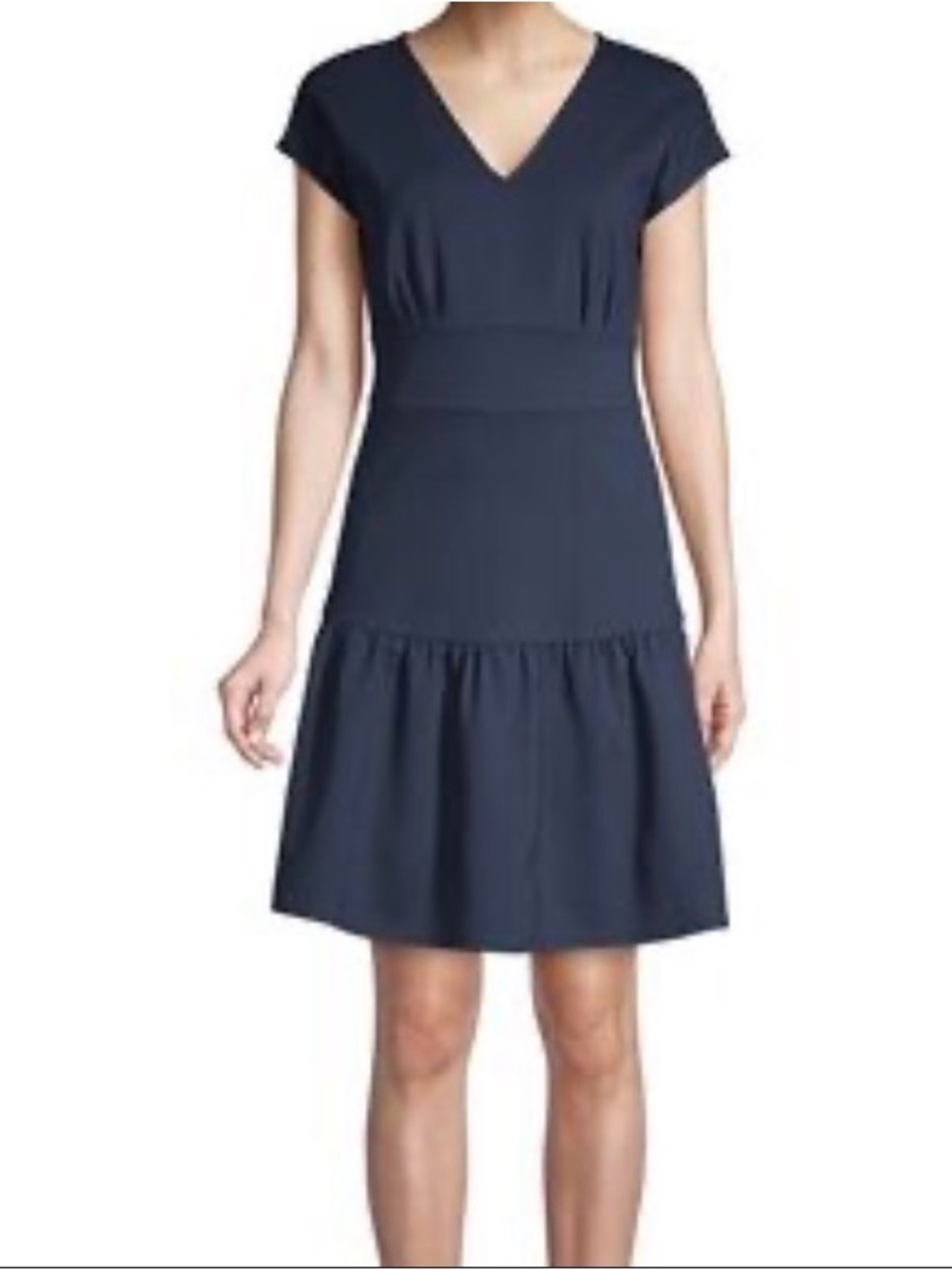 New! Kate Spade Navy Dress with a flounce hem. Size XXL